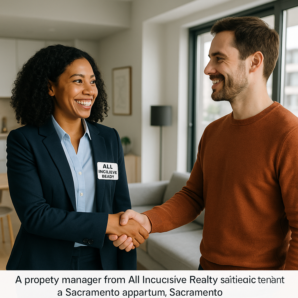 A property manager from All Inclusive Realty warml