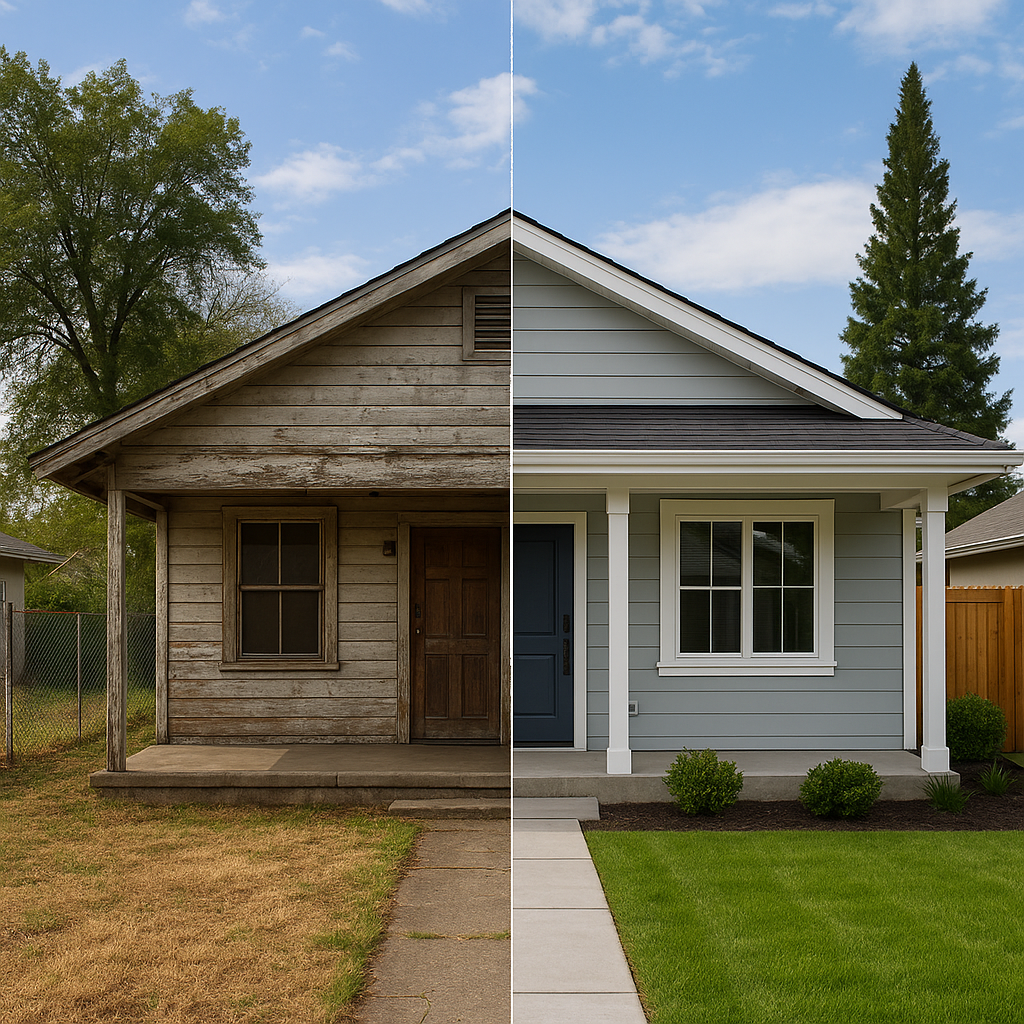 A visually striking photo of a Sacramento home div