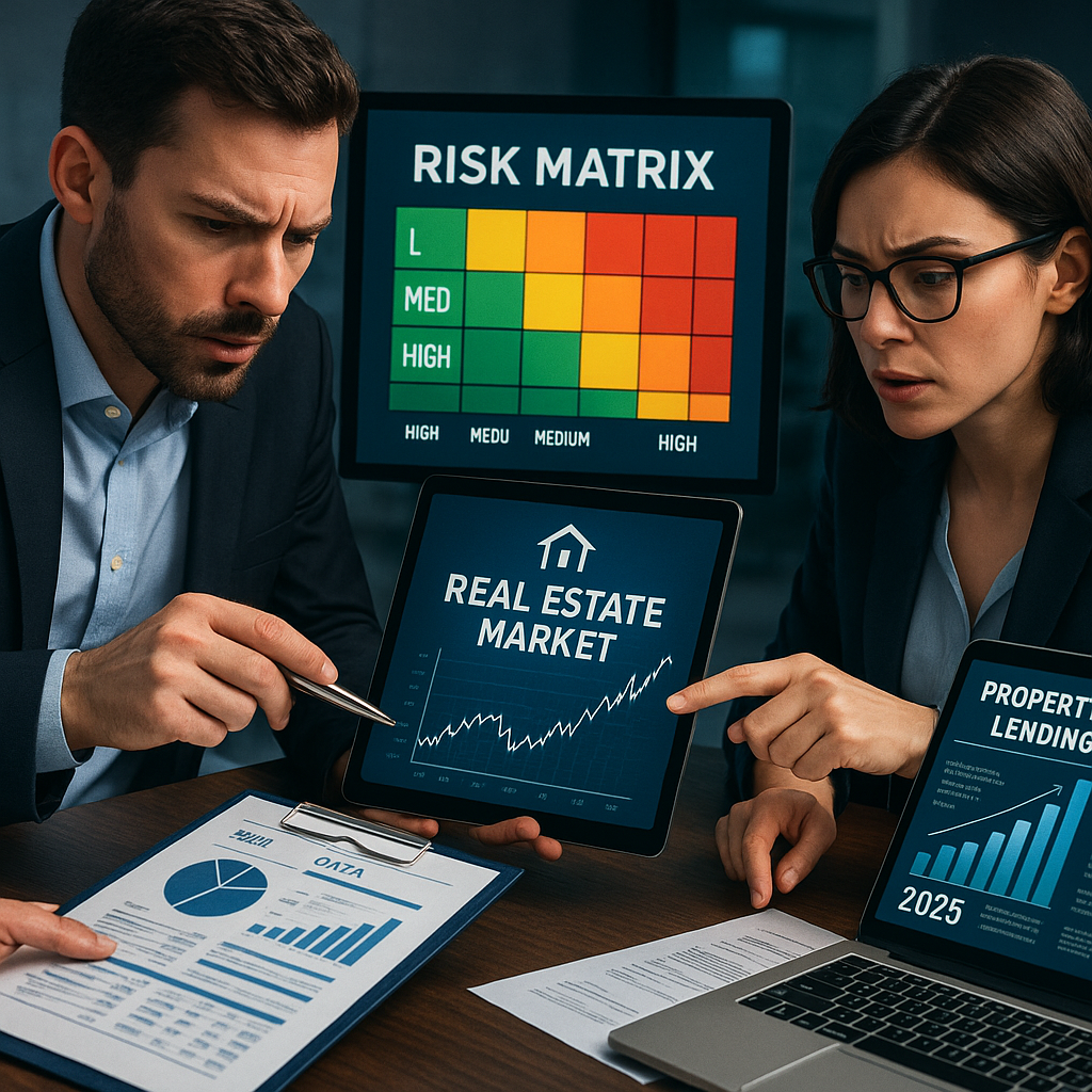 Dynamic image of financial professionals analyzing