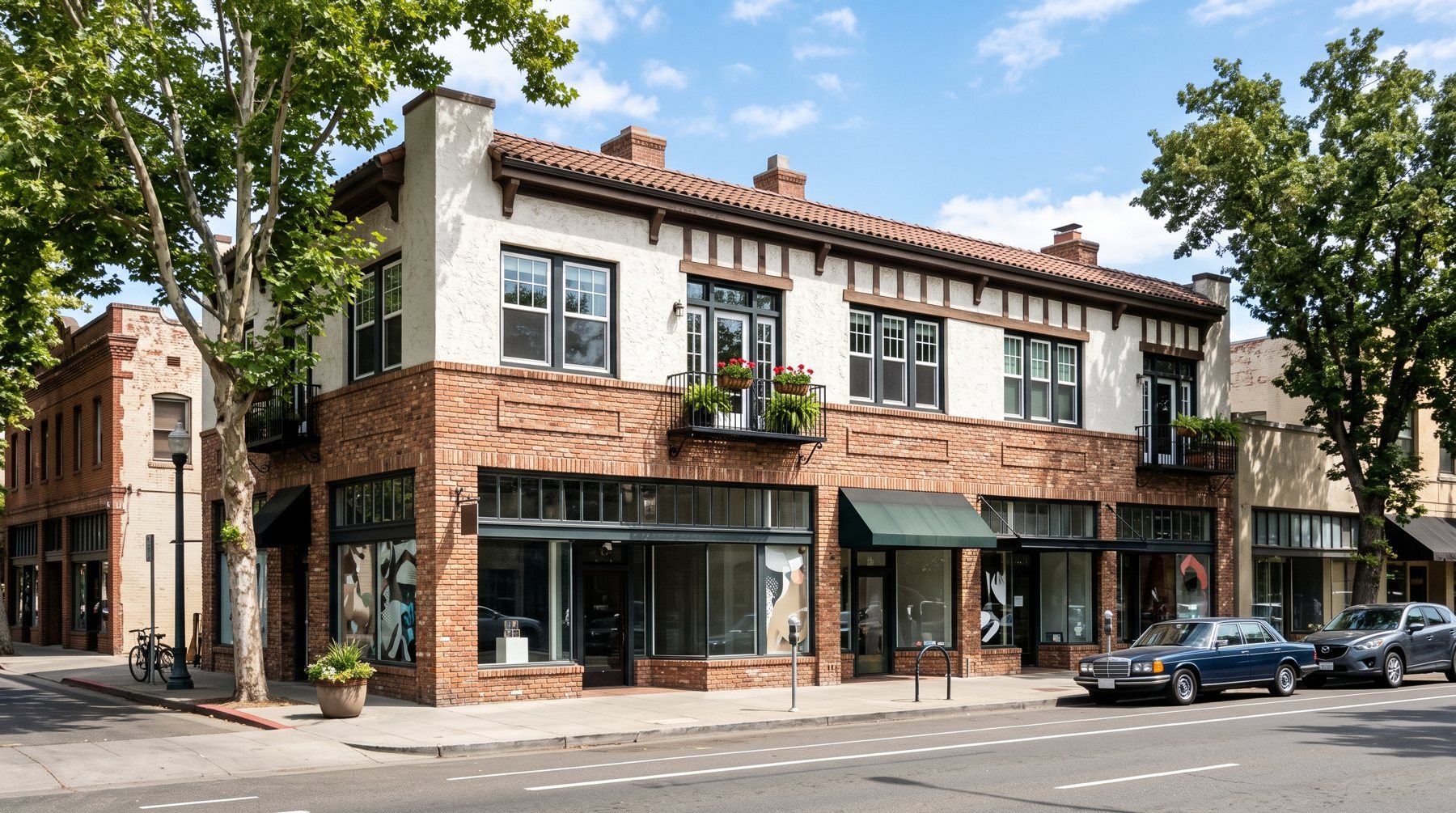 Mixed-use building in Sacramento