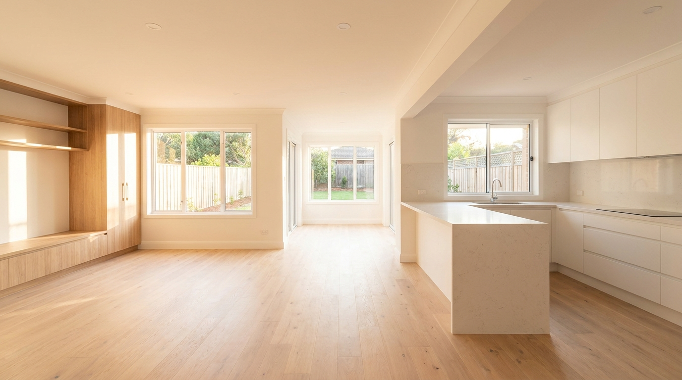 Freshly renovated interior